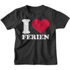 Ich Liebe Ferien Kinder Tshirt