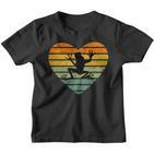 Ich Liebe Frösch Retro Heart Tree Frog Fan Toad Kinder Tshirt