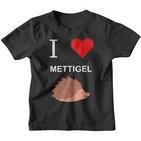 Ich Liebe Mettigel Mett Meat Kinder Tshirt