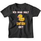 Ich Mag Halt Enten Badeente Ente Kinder Tshirt