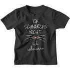 Ich Schnarche Nicht Ich Schnurre Sleep Cat Kinder Tshirt