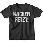 Kacken Fetzt Kacken Spruch Kinder Tshirt