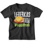 Leberkas Statt Veggifrß Anti Vegan Saying Kinder Tshirt