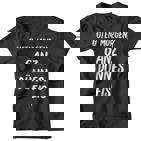 Lustiges Guten Morgen Ganz Dünnes Eis Morgenmuffel Schrift Kinder Tshirt