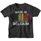 Made In Belgium Flag S Kinder Tshirt