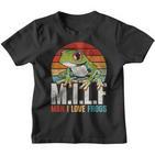 Man I Love Frogs Red Eye Leaf Frog Kinder Tshirt