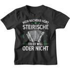 Mein Nachbar Hört Steirische Harmonika Quetschn Kinder Tshirt