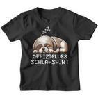 Offizielles Schlaf Shih Tzu Hundehalter Hundebesitzer Kinder Tshirt