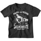 Papa Und Sohn Das Perfekte Chaos Team Father's Birthday Kinder Tshirt