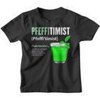 Pfeffitimist Peppermint Saufen Peppermint Liqueur Pfeffi Kinder Tshirt