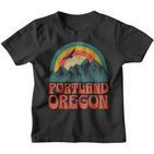 Portland Oregon Blue Kinder Tshirt