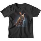 Rabbit Fahrt Motorcycle Easter Bunny Biker Bike Kinder Tshirt