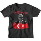 Recep Tayyip Erdogan Türkiye Flag Kinder Tshirt