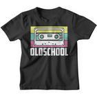 Retro Oldschool Cassette 80S 90S Kinder Tshirt