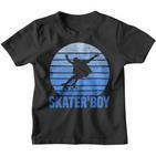 Retro Skater Boy Kinder Tshirt