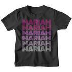 Retro Style Mariah Pink Ombre S Kinder Tshirt