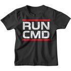 Run Cmd Programmer Sys Admin Kinder Tshirt