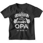 So Sieht Cooler Opa Zumatertag Geburtstag Und Weihnachten Kinder Tshirt