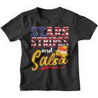 Sterne Streifen Und Salsa Mexiko Us Mexikanisch Amerikanisch Kinder Tshirt