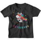 Supercorn Superhero Unicorn Kinder Tshirt