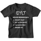 Sylt Fan Side Effects Sylt Kinder Tshirt