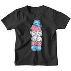 Transgender Pride Cat Lgbt Trans Flag Cute Cats Kinder Tshirt