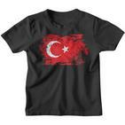 Türkei Flagge Turkey Türkisch Türkische Land Anatolien Türke Kinder Tshirt