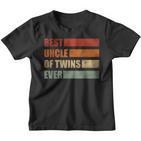 Twin Soncle Retro Uncle Of Gemini Kinder Tshirt