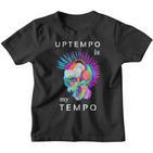 Uptempo Ist Meine Techno-Musik Hardtek Tek Schranz Drum N Bass Kinder Tshirt