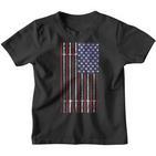 Usa Flag Barbell Kinder Tshirt