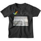 Vintage Retro Computer Amiga 80S Nerd Kinder Tshirt