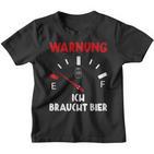 Warnung Ich Brauche Bier Lustige Kinder Tshirt