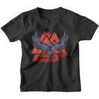 Wotansknoten Odin Ravens Valknut Valhalla Odinskind Wodan Kinder Tshirt