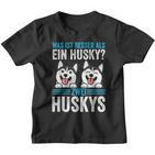 Zwei Husky Dog Husky Kinder Tshirt