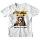 Bieraktivist Heben Statt Kleben Kinder Tshirt