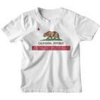 California Republic Flag California Souvenir Kinder Tshirt