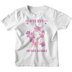 Children's Bye Bye Kindergarten Ich Glitzer In Der Schule Cute Unicorn Kinder Tshirt