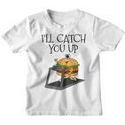 Fast-Food-Burger Fitness-Läufer Lustig Kinder Tshirt