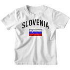 Slovenia Flag Slovenia Proud Slovenia Gray Kinder Tshirt