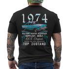 1974 Jahrgang Mann Frau 50 Years 50Th Oldtimer T-Shirt mit Rückendruck