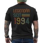 27 Geburtstag Legendär Seit 1994 Geschenk Vintage Retro T-Shirt mit Rückendruck