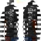 45 Jahre Schonend Treatment Oldtimer 45Th Birthday T-Shirt mit Rückendruck