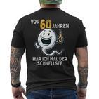 60 Geburtstag Mann Frau 60 Jahre 1964 Deko Lustig Geschen T-Shirt mit Rückendruck