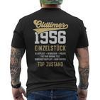 67 Jahre Oldtimer 1956Intage 67Th Birthday T-Shirt mit Rückendruck