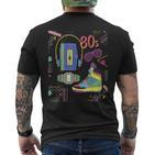 80S Vintage Oldschool Retro Cassette T-Shirt mit Rückendruck