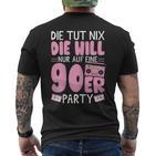 90S Outfit Will Nur Auf Eine 90S Party 90S T-Shirt mit Rückendruck