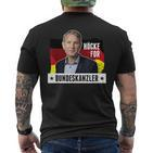 Afd Höcke For Bundeskanzler Pro Afd Björn Höcke Politics T-Shirt mit Rückendruck