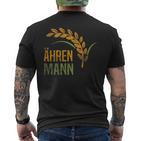 Ahrenmann With Vintage Farmer's Slogan T-Shirt mit Rückendruck
