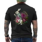Alice Wonderland Rabbit Pocket Watch T-Shirt mit Rückendruck