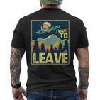 Alien & Ufo For An Alien Lover T-Shirt mit Rückendruck
